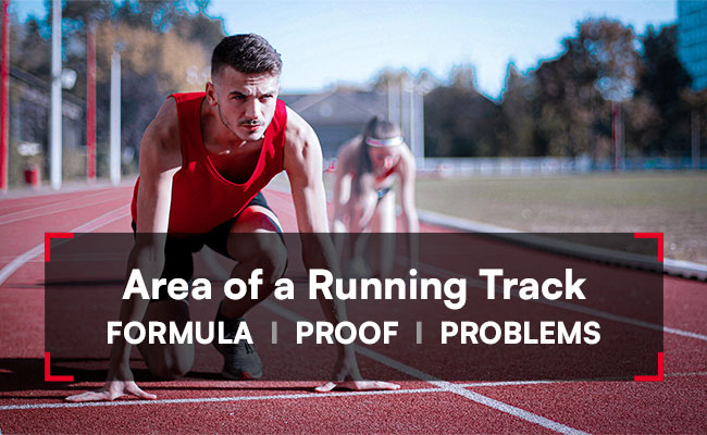 area of a running track