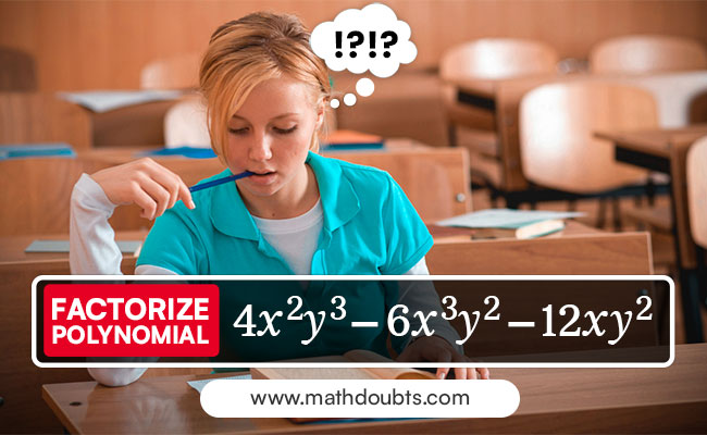 factoring polynomial by taking out hcf problem