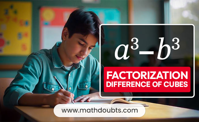 factoring difference of two cubes